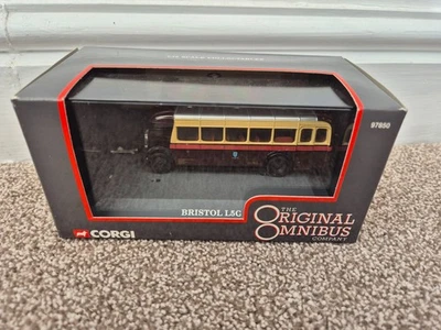 Corgi Ooc 1/76 Bristol L5G Merthyr Tydfil #3 Heolgerrig Autobus Diecast 97850 - Immagine 1 di 4