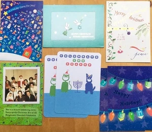 Lot of 8 CHANUKAH - CHRISTMAS CARDS Papyrus RPG Schurman HANUKKAH - Picture 1 of 1