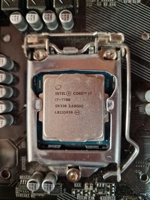 Processore Intel Core i7 7700 3,6 ghz 8 mb cache+ Scheda Madre Gigabyte H270-HD3 - Immagine 1 di 4