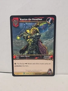 World of Warcraft TCG Kaniya the Steadfast - Fields of Honor 14/208 Uncommon  - Picture 1 of 2