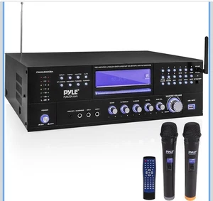Pyle Karaoke Receiver Combo w/ Stereo L/R RCA & Speaker Compatability PWMA5000BA - Picture 1 of 6