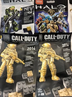 Halo Mega Bloks / Mega Construx Master Chief Figure,Call Of Duty (2) Blind Bag - Image 1 of 4