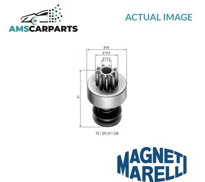 STARTER PINION 940113020022 MAGNETI MARELLI NEW OE REPLACEMENT - Image 1 of 4