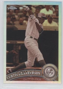 2011 Topps cromo refractor sepia/99 Curtis Granderson #158 - Imagen 1 de 3