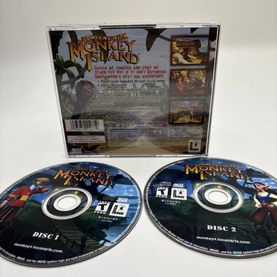 Escape From Monkey Island (PC, 2000) Vintage Computer Game LucasArts Free Ship - Image 1 of 4