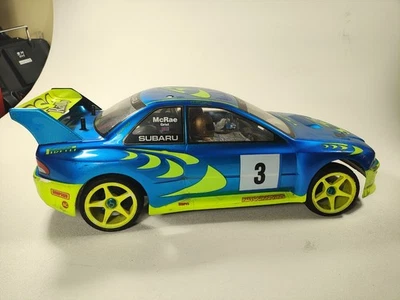 HPI RS4 Rally Subaru Vintage RC Car - Image 1 of 4