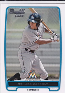 Tarjeta de draft Bowman 2012 Edward Sappelt Miami Marlins - Imagen 1 de 1