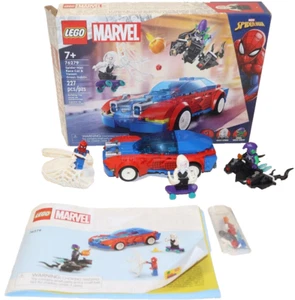 LEGO Marvel Spider-Man Race Car & Venom Green Goblin 76279 Ghost Spider 99% Comp - Picture 1 of 17