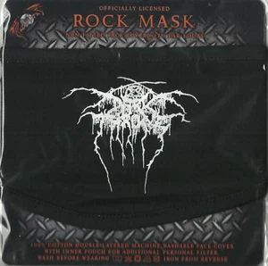 DARKTHRONE logo black FACE MASK official merchandise (SEALED) - Picture 1 of 3