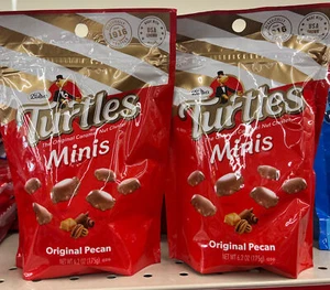 2- Bags DeMet's Turtles Minis Original Pecan 6.2 Oz PLEASE READ LISTING - Picture 1 of 1