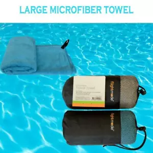 Microfiber Towel Sports Bath Gym Quick Drying Travel Swimming Camping Beach-h' - Picture 1 of 14