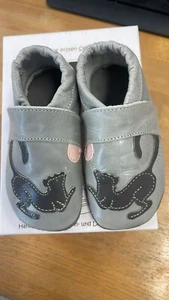 Anna und Paul Krabbelschuhe Aus Leder - Katzen - mit Ledersohle M 21 - Bild 1 von 2