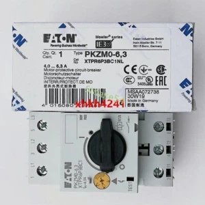 EATON MOELLER PKZM0-6.3 Interruttore automatico PKZM06,3 spedizione gratuita nuovo - Foto 1 di 1