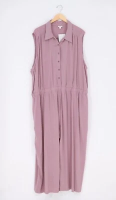 NUEVO CON ETIQUETAS LULAROE Mono Kathy Cuello Botón en Lavanda Talla 3XL Foto 1 de 4