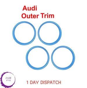 4er SET BLAUE LÜFTUNGSBLENDEN AUSLASSBLENDEN FÜR AUDI A3 S3 RS3 8V 2012-2019, AUSSEN - Bild 1 von 8