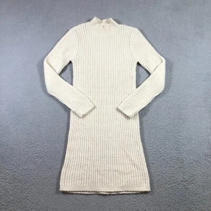 nordstorm sweater dress girl's 7/8 ivory - Picture 1 of 11