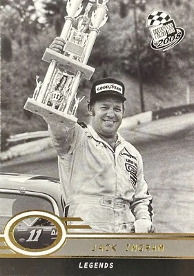 2008 Press Pass Legends Gold Jack Ingram #G59 NASCAR Auto Racing HOF Card - Image 1 of 4