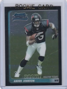 ANDRE JOHNSON ROOKIE CARD 2003 Bowman Chrome HOUSTON TEXANS FOOTBALL RC - Bild 1 von 2