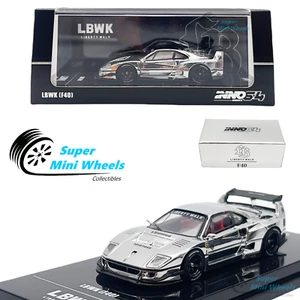 INNO64 1:64 LBWK F40 Chrome Silver HEC 2024 - Picture 1 of 6
