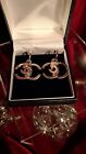 SILVER 925 No5 & INITIAL C EARRINGS INCREDIBLY RARE NWOT