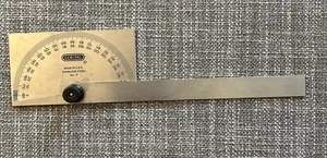 Vtg General Hardware No. 17 Square Head Protractor Stainless Steel USA - Picture 1 of 3