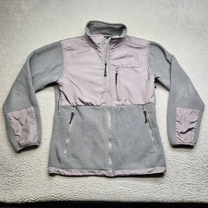 Snozu Jacket Adult Large Gray Fleece Full Zip Long Sleeve Polyester - Picture 1 of 14