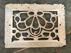 Antique Cast Iron Heat Grate Vent Wall or Floor Register Vtg. 13.75”x10”x7/8”