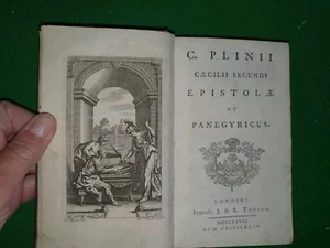1767 EPISTLES & PANEGYRICUS by PLINY - C PLINII CAECILII SECUNDI EPISTOLAE - Picture 1 of 16