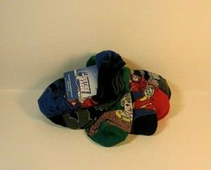 Boys Justice League Socks 6 Pair Shoe Size 10-4 NWT - Picture 1 of 3
