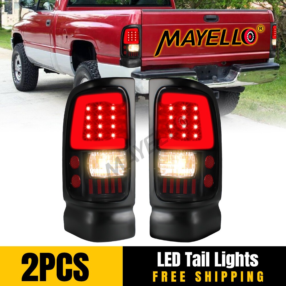 Fits 94-01 Dodge Ram Pickup 1500/2500/3500 Black LED Tail Brake - Foto 8