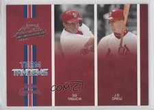 2005 Playoff Absolute Memorabilia Team Tandems /250 So Taguchi JD Drew #TT-92