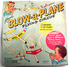 Vintage 1955 Blow A Plane Flying Circus Jet Planes Flying Kenner Game
