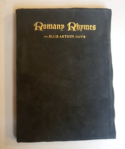 Romany Rhymes by Ellis A. Davis book of poetry with signed personal note. RARE! - Picture 1 of 8