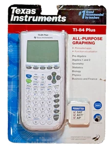 Texas Instruments TI-84 Plus Calcolatrice Grafica Multiuso Bianco,Spedizione Gratuita - Foto 1 di 2