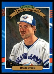1991 Donruss Diamond Kings #1 Dave Stieb Toronto Blue Jays