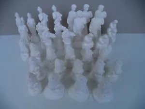 Gipsfiguren unbearbeitet - Deko, Schach, usw. römisches / griechisches Design - Bild 1 von 8