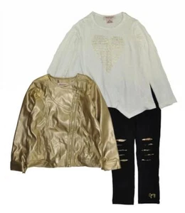 Juicy Couture Girls Gold Jacket 3pc Set Size 2T 3T 4T 4 5 6 6X - Picture 1 of 1