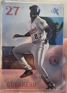 VLADIMIR GUERRERO 2003 EX E-X Essential Credentials Now #08/42 READ (damaged) - Picture 1 of 6