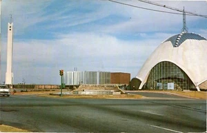 Postcard first Christian church church of tomorrow Oklahoma City Oklahoma - Imagen 1 de 2