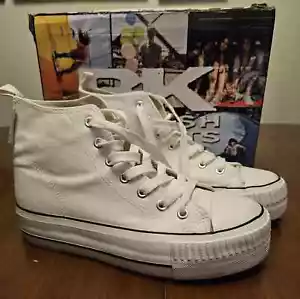 BRITISH KNIGHTS ROCO GRIS HI TOP ZAPATILLAS DE BÉISBOL ZAPATILLAS BOTAS TALLA UK 6/39 - Imagen 1 de 10