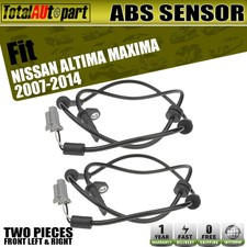2 ABS Wheel Speed Sensor for Nissan Altima Maxima 2007-2014 Front Left and Right