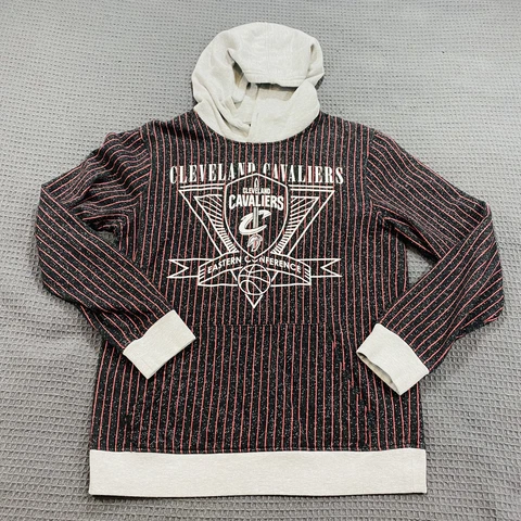 Cleveland Cavaliers Sweatshirt Men's Medium NBA Hoodie Long Sleeves Shacket Cover