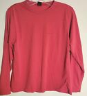 Vintage MontBell Sleeve Shirt Women&#39;s S Red Layer Crew Neck Moncler Patagonia