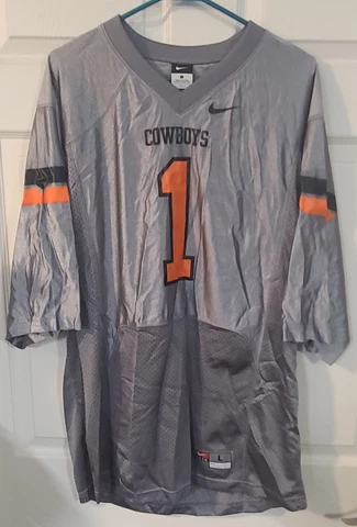 Vintage Nike Oklahoma State Cowboys  Football jersey #1 size Large Cover
