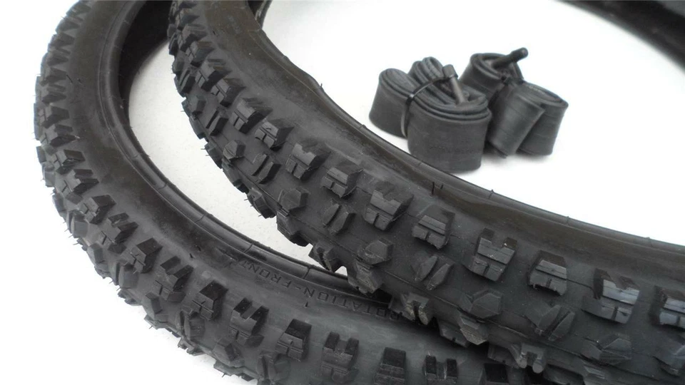 26 x 2.50 Mountain Bike Tires & Tubes Heavy Duty DownHill 26" Bicycle Extreme - Image 1 of 1