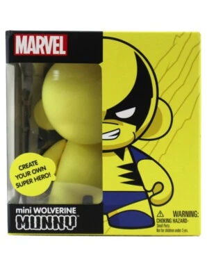 Kidrobot Marvel Mini Munny Wolverine Figura Hágalo Usted Mismo Superhéroe Vinilo Nuevo Foto 1 de 4