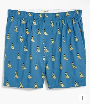 NWT J.CREW MEN'S Cotton Printed BOXER Underwear, YOUR CHOICE, Sizes M / L / XL - Image 1 of 2