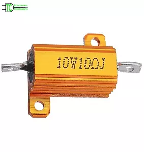 10W RX24 Aluminium Power Resistors 0.1 ohm to 10K ohm 5% J - Picture 1 of 10