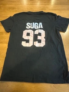 SUGA 93 BTS Official "Love Yourself: Tear" K-Pop T-Shirt, Size Large, Black - Picture 1 of 5