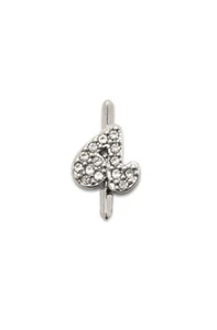 NUR EINE! Keep Collective Silber Pave LEO Schild Charm, Vintage/Rar! - Bild 1 von 5